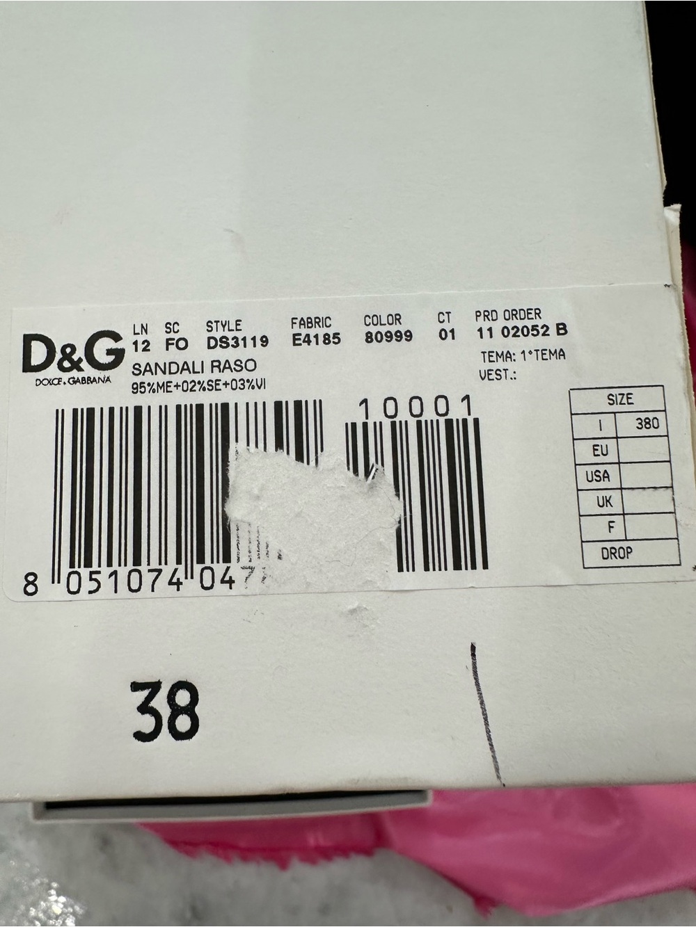 D&G Black Heeled Slingbacks with Gold Chain Trim - Picture 11 of 11